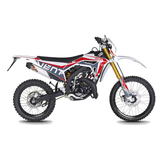 VENT BAJA 50 MY 2026 L1e tänavalegaalne valge/punane 