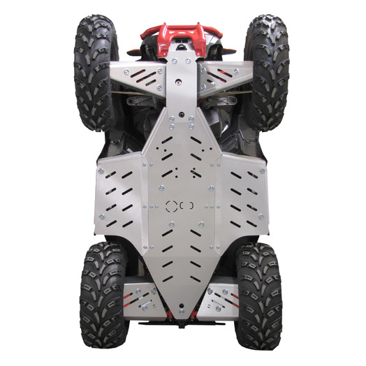 Alumiiniumist põhjakaitsme täiskomplekt: Polaris Scrambler 850 / 1000: (-2014)