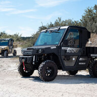 ODES UTV DesertCross 1000-3 HVAC 3-kohaline salongi küte/konditsioneer, must