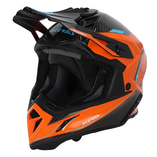 Kiiver STEEL CARBON 22-06 Acerbis, orange/black