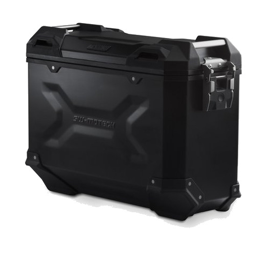 TRAX ADV L parem küljekohver, alumiinium, 37L, must