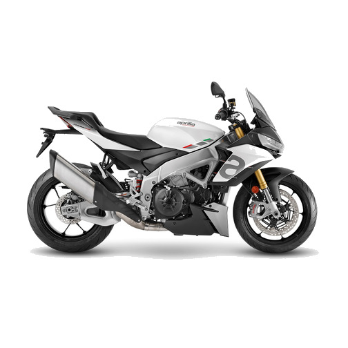 Mootorratas Aprilia Tuono V4 1100 RR, valge