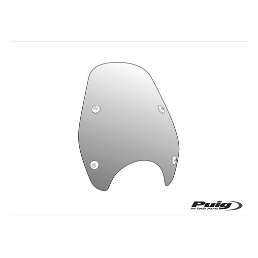 Puig Windshields high for round headlights