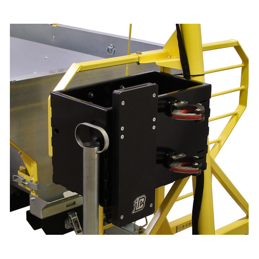 Luggage container: with chainsaw holder