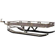 Ski sled: (platform trailer on skis)