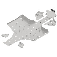 Alumiiniumist põhjakaitsme täiskomplekt: QJMOTOR SFA 600 & 1000 (2025+)