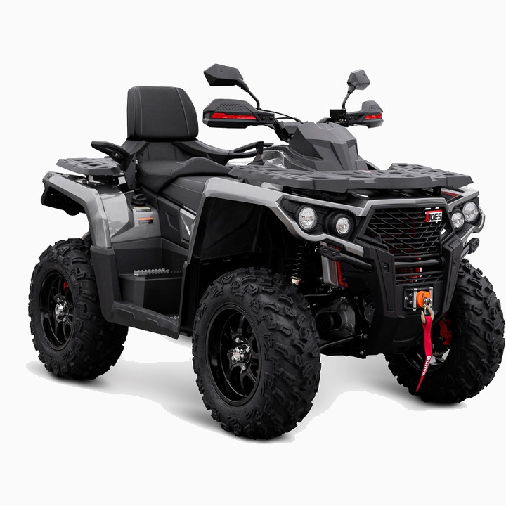 ODES 650L EPS V-Twin T3b, hõbe + tasuta haagis