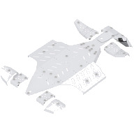 Alumiiniumist põhjakaistme täiskomplekt: Polaris Sportsman Touring: XP 1000 (2018+)