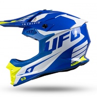 Kiiver MX/Enduro UFO Plast INTREPID TG HE157, sinine/valge/kollane