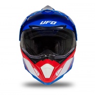 Kiiver MX/Enduro UFO Plast ARIES CROSSOVER HE181, sinine/punane/valge