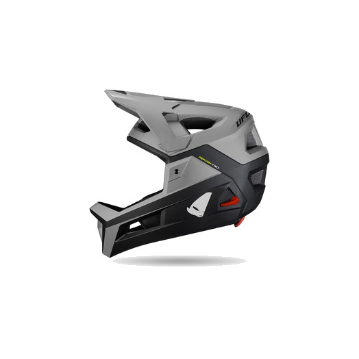 Kiiver MX/Enduro UFO Plast Defcon-Two, must/hall