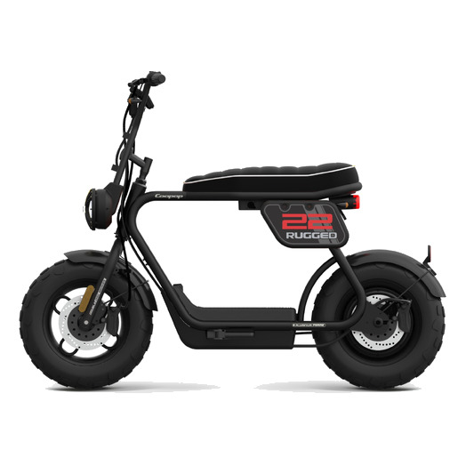 Elektriline minimopeed Coopop Rugged 25 km/h, must