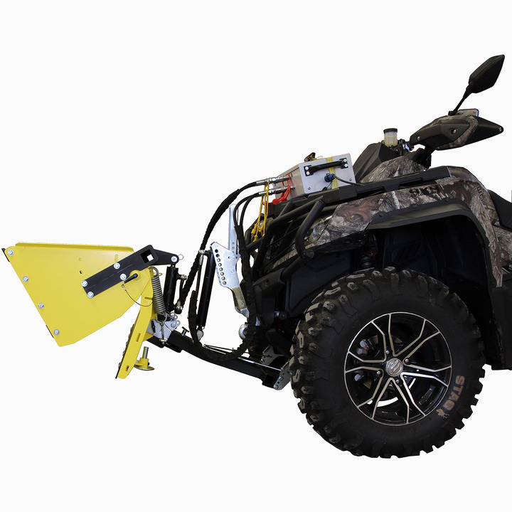 2-in-1 Modular Plow Bucket: with hydraulic dump