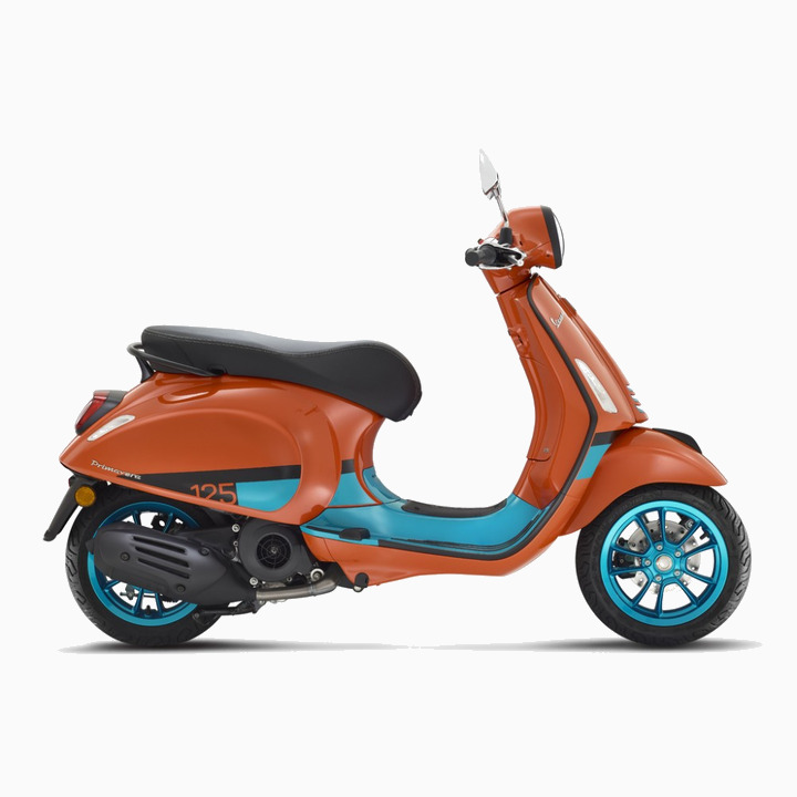 Roller Vespa Primavera 125, Color Vibe Arancio