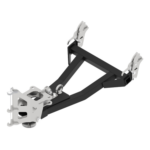 UTV Front mount quick attach push tube: V-Plow G2 1800