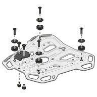 ADVENTURE-RACK tagakohvri paigaldusalus Aprilia Tuareg 660 (21-)