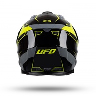 Kiiver MX/Enduro UFO Plast ARIES CROSSOVER HE162, must/kollane