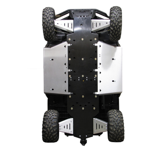 Põhjakaitsme täiskomplekt (alumiinium/plastik): Polaris Ranger 900 Diesel: Polaris Ranger 800 HO