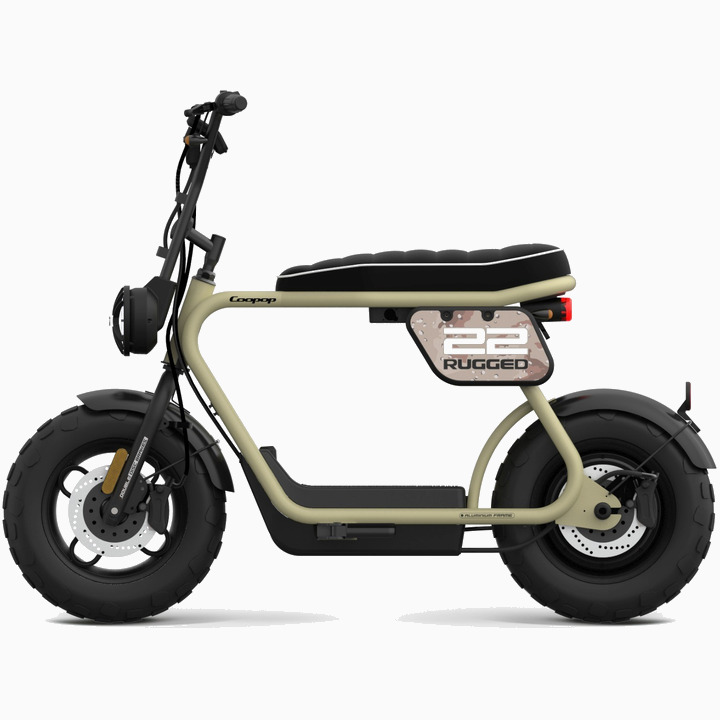 Elektriline minimopeed Coopop Rugged 25 km/h, khaki