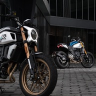 Mootorratas CFMOTO 700CL-X Heritage hall/sinine