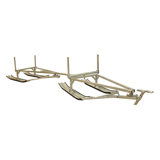 Timber sled: (timber trailer on skis)