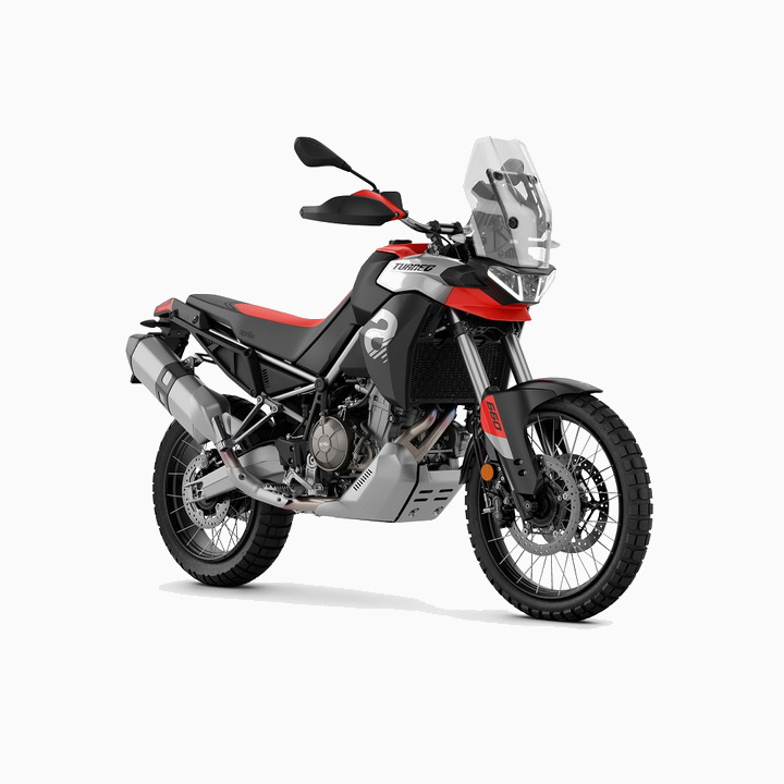 Demo mootorratas Aprilia Tuareg 660 E5 Martian Red