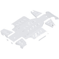 Alumiiniumist põhjakaitsme täiskomplekt: Suzuki KingQuad 500/750 Axi (EPS)