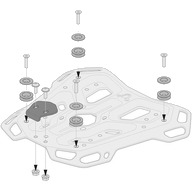 ADVENTURE-RACK adapterikomplekt (must) TRAX ADV/ION/EVO