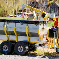 Luggage container: with chainsaw holder