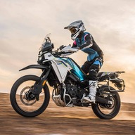 Mootorratas CFMOTO 450MT, sinine/valge