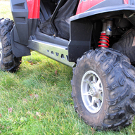 Plastikust põhjakaitsme täiskomplekt: Polaris RZR 900 XP (-2014)