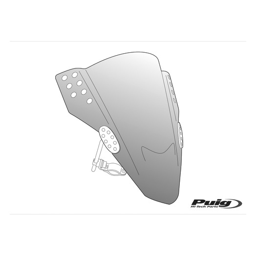 Puig Windshields universal for non-round headlighs