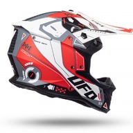 Kiiver MX/Enduro UFO Plast INTREPID TG HE154, punane/valge