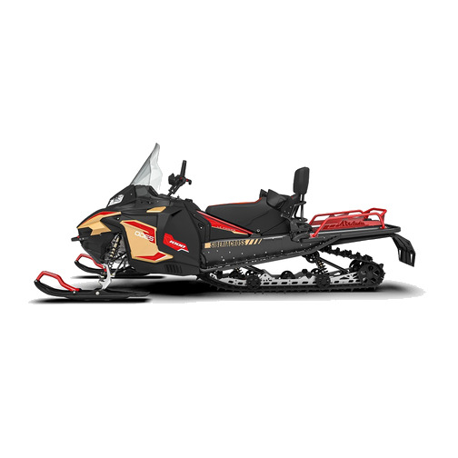 Odes Snowmobile V-Twin 1000 2024, kuld/punane