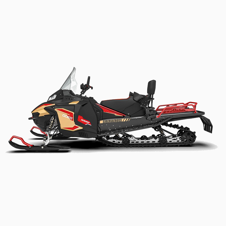 Odes Snowmobile V-Twin 1000 2024, kuld/punane