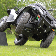 Plastikust põhjakaitsme täiskomplekt: Polaris Sportsman Touring: 550 X2 / 850 X2: (-2014)