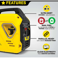 Inverter generaator Champion 92001i-DF-EU-SC 2,2kW