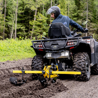 Furrow plough: Two bottom plow: (Receiver Mount System)