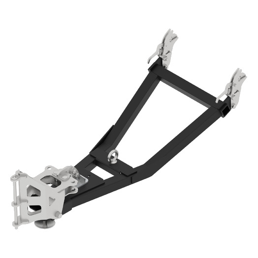 V-plow front-mount push tubes: for tracks fitted ATV: ( narrow mount )