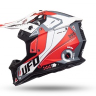 Kiiver MX/Enduro UFO Plast INTREPID TG HE154, punane/valge