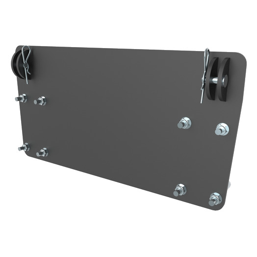 Mid-mount adapter: HiSun 700 UTV