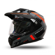 Kiiver MX/Enduro UFO Plast ARIES, hall/oranž