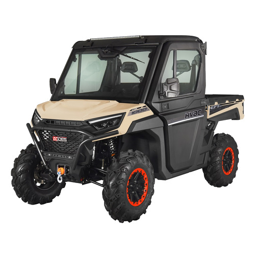 ODES UTV WorkCross 1000 HVAC 3-kohaline, salongi küte/ konditsioneer, desert brown