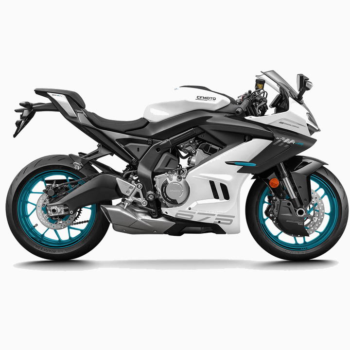 Mootorratas CFMOTO 675SR-R, valge