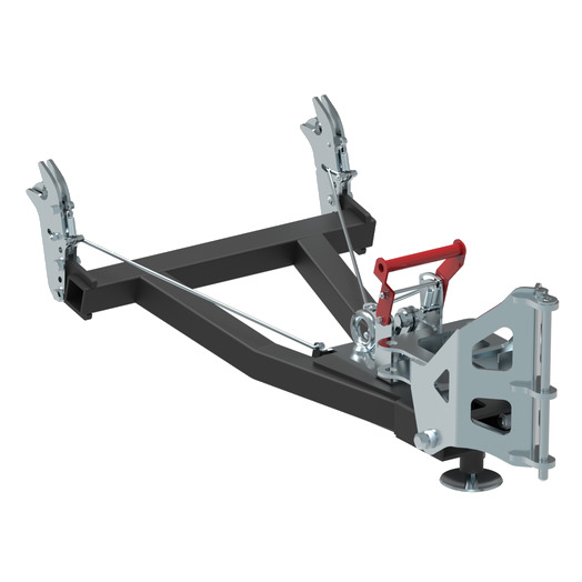 Front mount quick attach push tube (narrow): V-Plow G2 1500