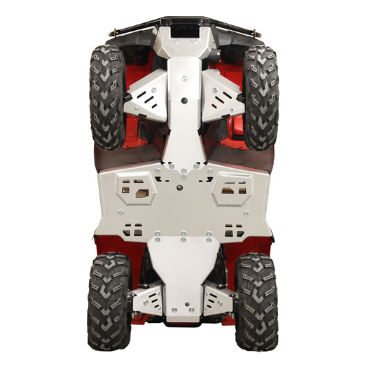 Alumiiniumist põhjakaitsme täiskomplet: Rancher IRS / Rubicon IRS: Honda TRX 420 FA6 (IRS) / TRX 500 FA6 FA7 (IRS) / TRX 500 FM6 FM7 (IRS)