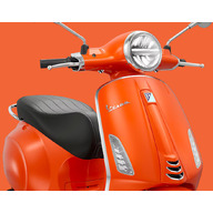 Roller Vespa Primavera 50 iGet, Arancio Impulsivo