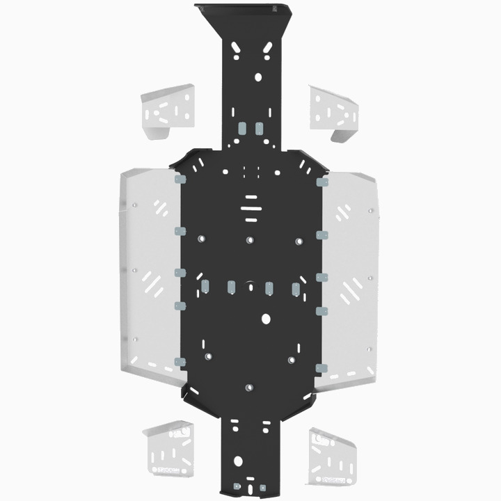 Plastikust põhjakaitsme täiskomplekt: UFORCE 550 / 800: (Tracker)