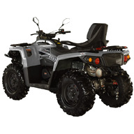 ODES 650L EPS Basic V-Twin T3b, titan grey + tasuta haagis