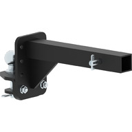 Adjustable rear hitch ball & extender (2